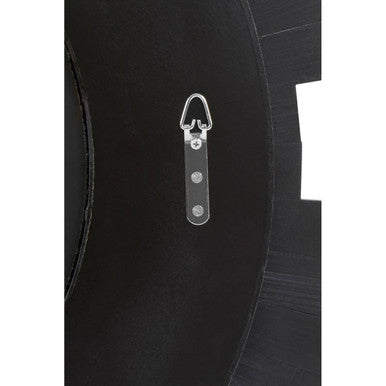 Sunburst Wooden Wall Mirror with Nail he