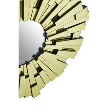 Glitzy Large Circular Wall Mirror