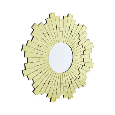 Glitzy Small Circular Wall Mirror