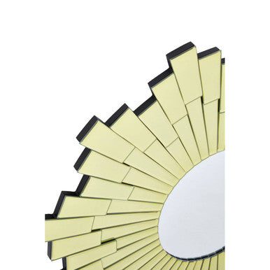 Glitzy Small Circular Wall Mirror