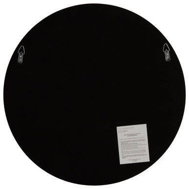 Athena Medium Round Silver Wall Mirror