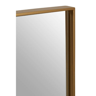 Ando Medium Square Gold Finish Wall Mirror