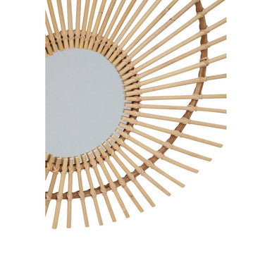 Mataram Natural Rattan Wall Mirror