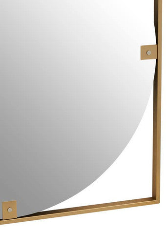 Matera Gold Square Wall Mirror
