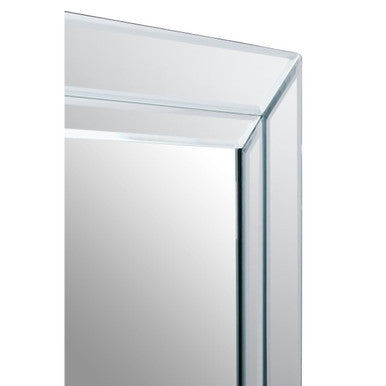Sana Large Double Bevelled Edge Wall Mirror