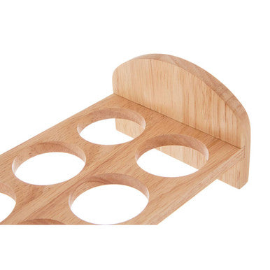Nash 6 Hole Rubber wood Egg Rack