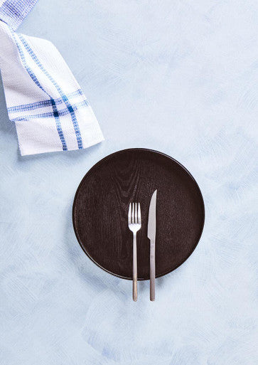 Bessan Small Black Fir Wood Tray