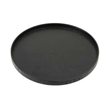 Bessan Large Black Fir Wood Tray