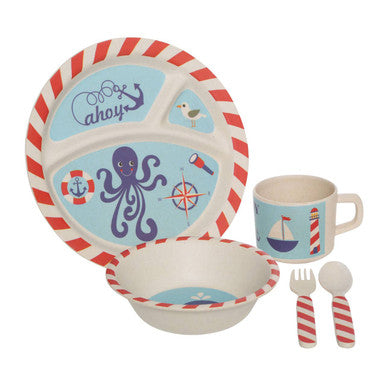 Eden 5Pc Kids Pirate Dinner Set