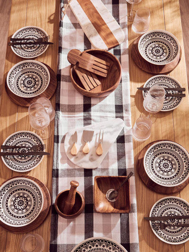 Kora Acacia Wood Large Square Platter