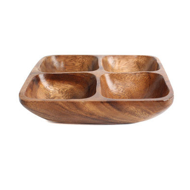 Kora Acacia Four Section Serving Dish