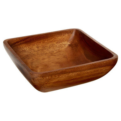 Kora Acacia Large Square Serving Bowl