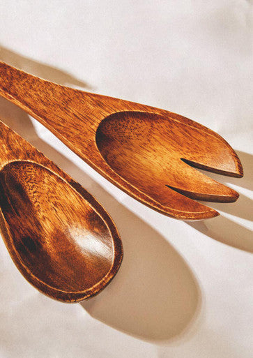 Kora Acacia Large Salad Servers