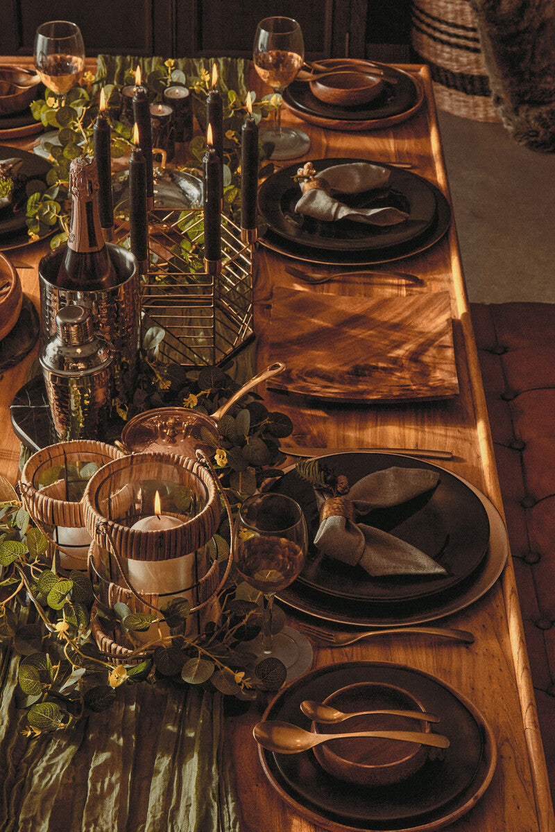 Kora Acacia Square Serving Platter