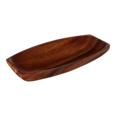 Kora Small Oblong Platter Dish In Acacia Wood