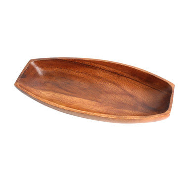 Kora Small Oblong Platter Dish In Acacia Wood