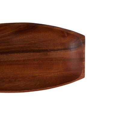 Kora Small Oblong Platter Dish In Acacia Wood