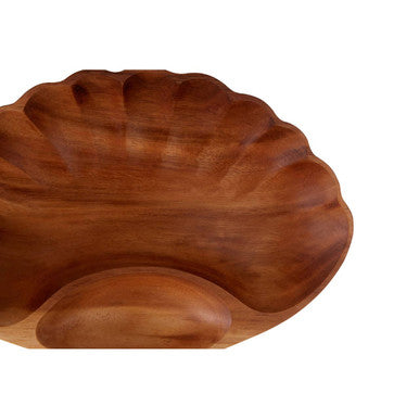 Kora Acacia Chip And Dip Serving Dish