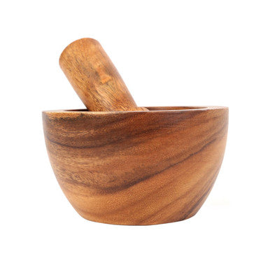 Kora Acacia Wood Mortar And Pestle