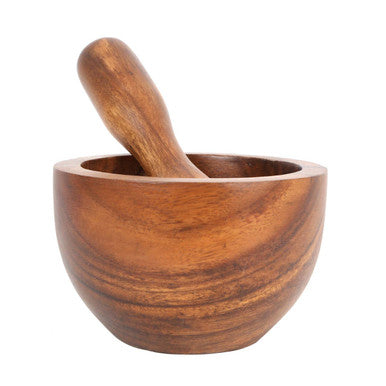 Kora Small Mortar And Pestle In Acacia Wood