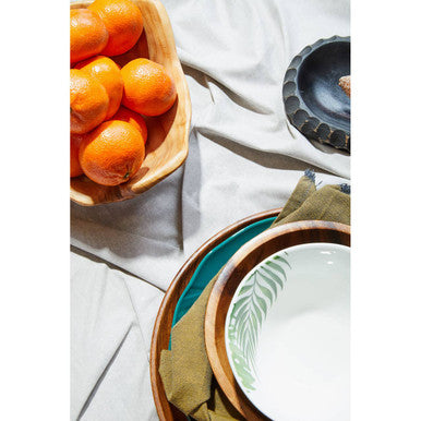 Kora Acacia Large Round Plate