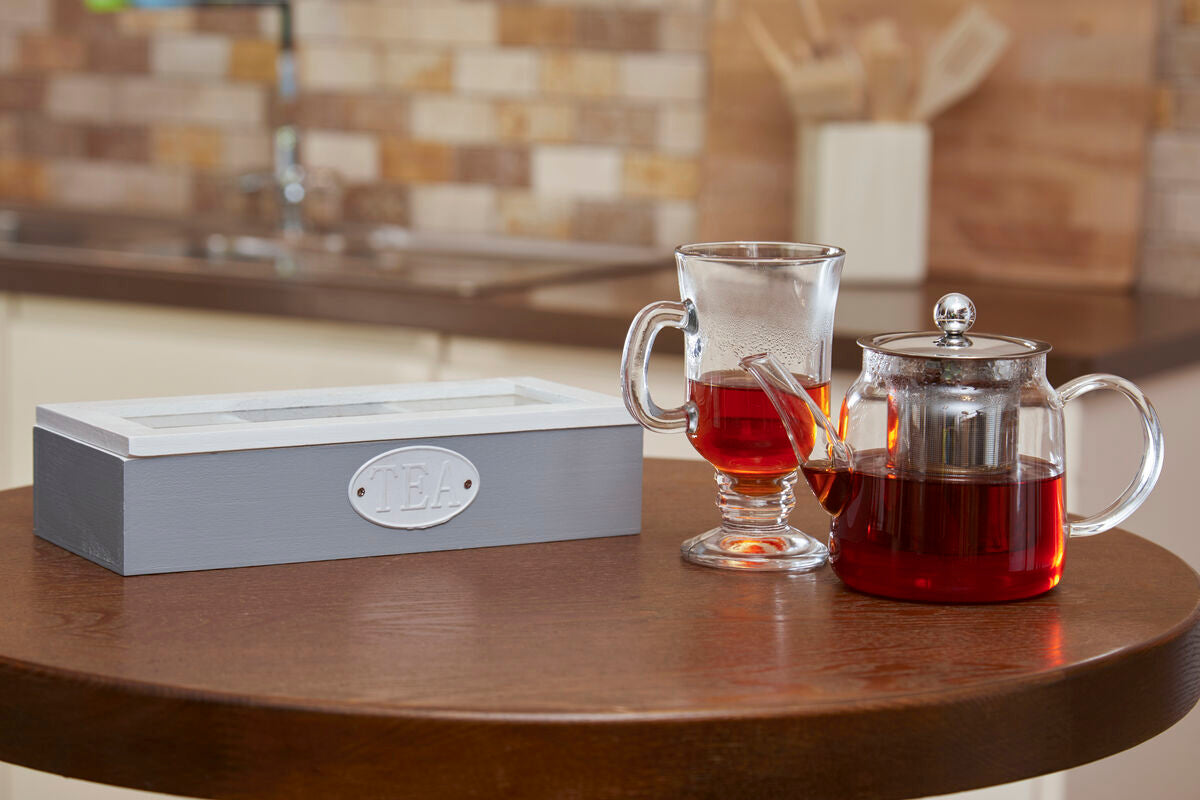 Tahara 3 Compartment Tea Storage Box