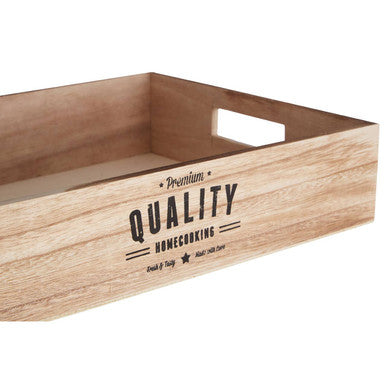 Naresso Natural Wood Premium Quality Storage Crate