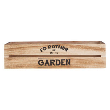 Rustic Natural Planter And Herb Crate