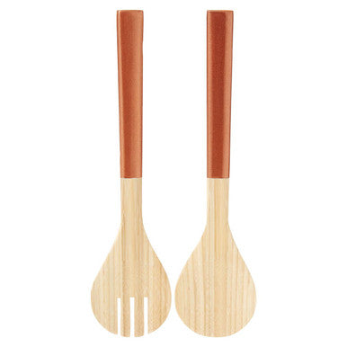 Kyoto Rose Gold Salad Servers