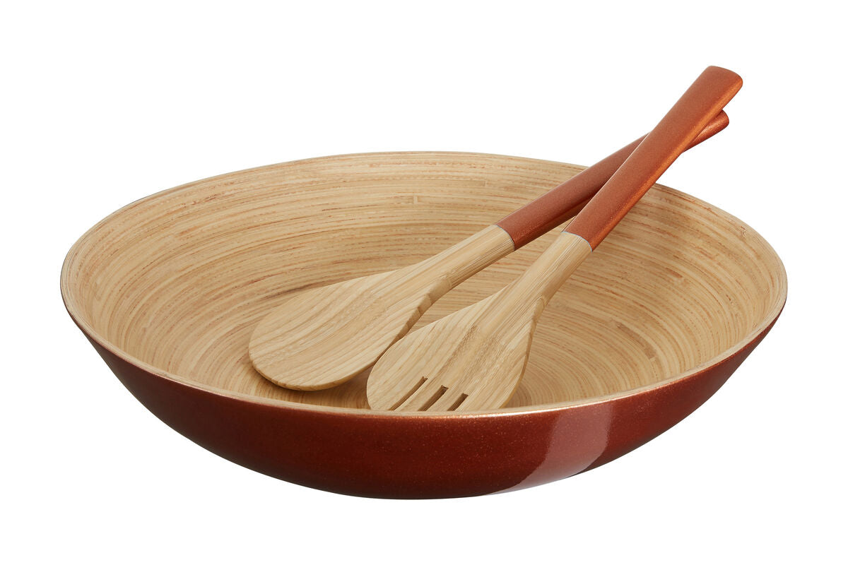 Kyoto Rose Gold Salad Servers