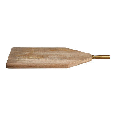 Kolkata Large Natural Finish Mango Wood Paddle Chopping And Serving Board