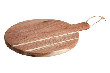 Socorro Medium Round Acacia Wood Chopping And Serving Board - image 1