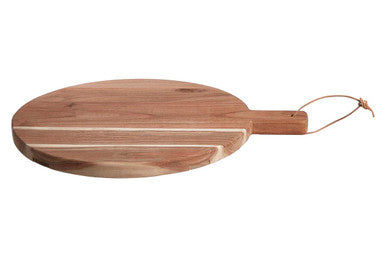 Socorro Medium Round Acacia Wood Chopping And Serving Board - image 3
