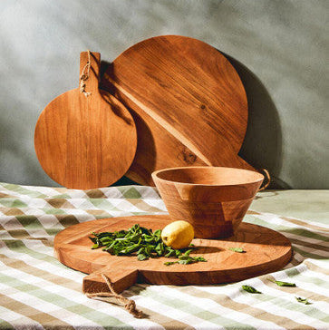 Socorro Medium Round Acacia Wood Chopping And Serving Board - image 2