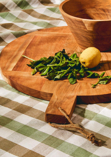 Socorro Medium Round Acacia Wood Chopping And Serving Board - image 4