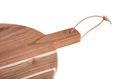 Socorro Medium Round Acacia Wood Chopping And Serving Board - image 6