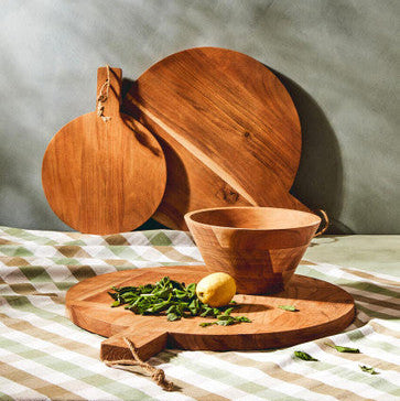 Socorro Small Round Acacia Wood Chopping And Serving Board - image 2