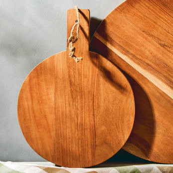 Socorro Small Round Acacia Wood Chopping And Serving Board - image 4