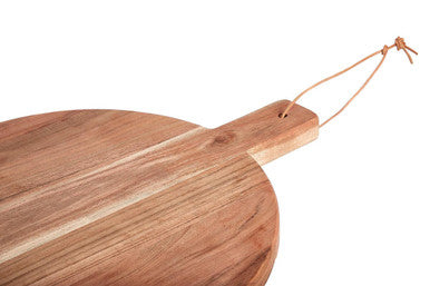 Socorro Small Round Acacia Wood Chopping And Serving Board - image 5