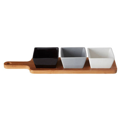 Soiree Serving Board With Square Dishes - image 1