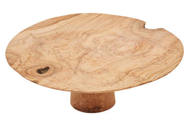 Kora Olive Wood Cake Stand