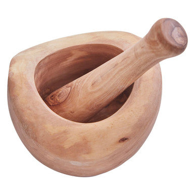 Kora Olive Wood Mortar And Pestle - image 3