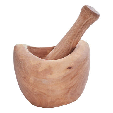 Kora Olive Wood Mortar And Pestle - image 1