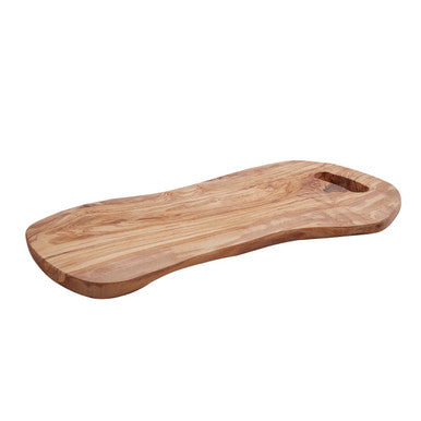 Kora Serving Board With Handle In Olive Wood - image 1
