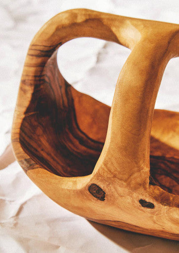 Kora Olive Wood Fruit Bowl - image 3