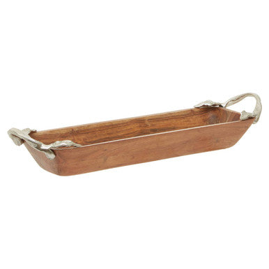 Vine Acacia Wood Large Rectangular Serving Dish