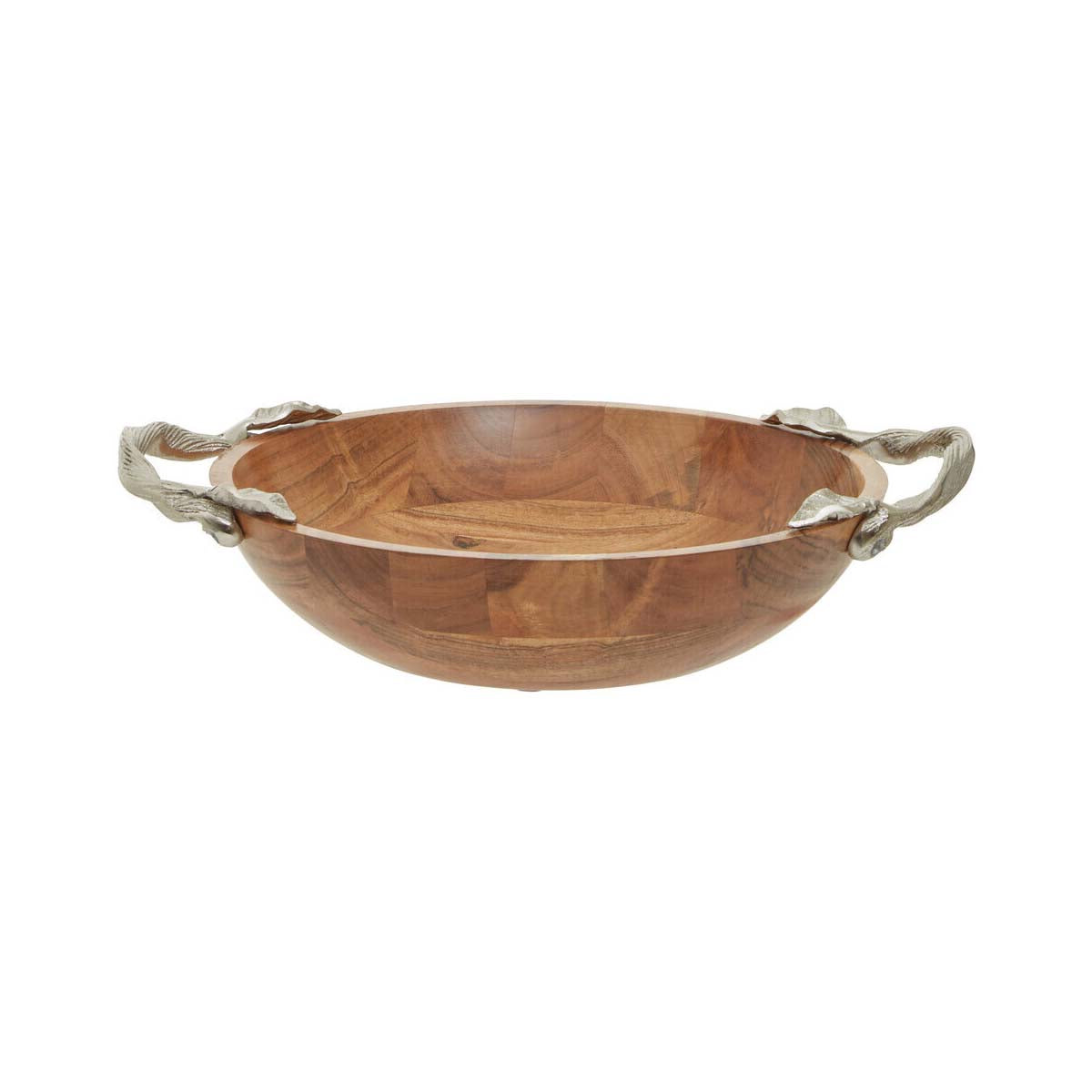 Vine Acacia Wood Round Bowl