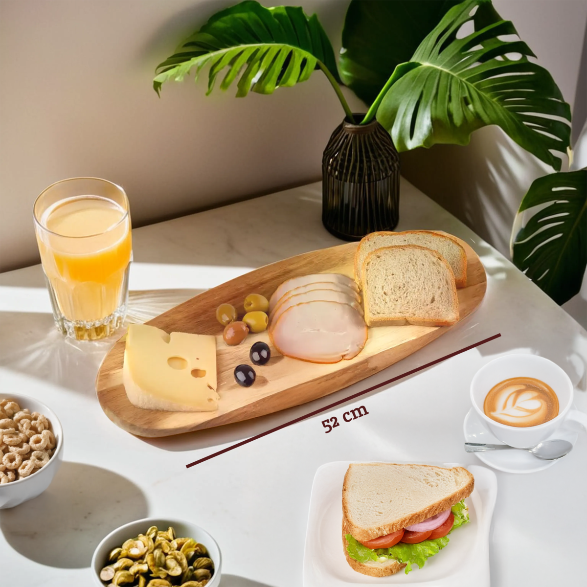 Kora Acacia Oval Serving And Chopping Board - image 3