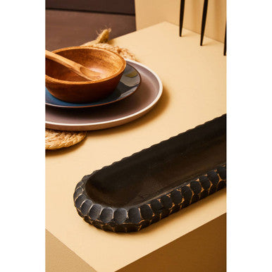 Kora Small Round Bowl In Acacia Wood