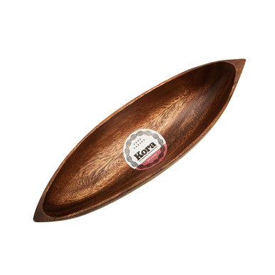 Kora Acacia Boat Shaped Serving Dish